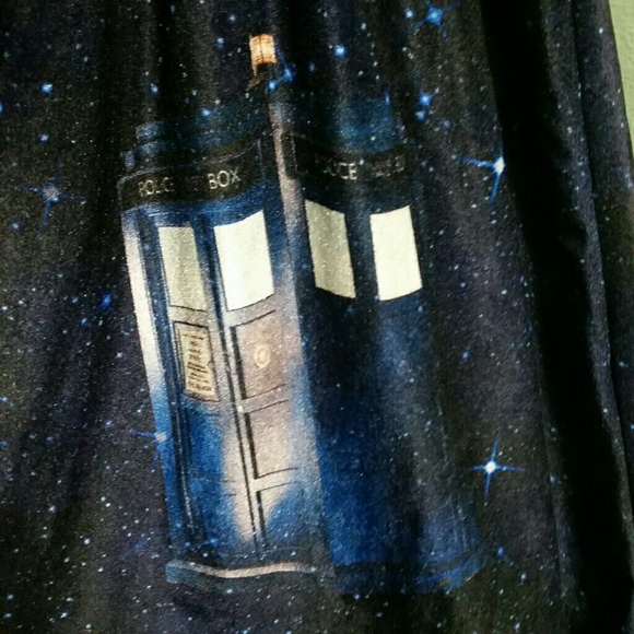BBC Dr. Who Galaxy Velvet Tardis Dress - Picture 3 of 6